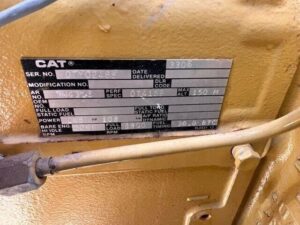 Caterpillar G3306 engine plate water pump