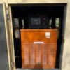 back view of digital control panel natural gas