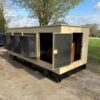 natural gas generator with front and side door open