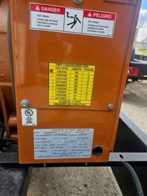Gas Generator Set voltages