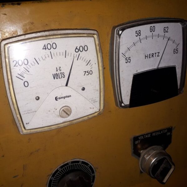 150 kW Caterpillar Generator meters