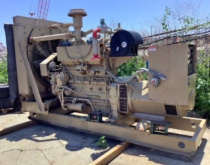 175 KW Gas Generator side View