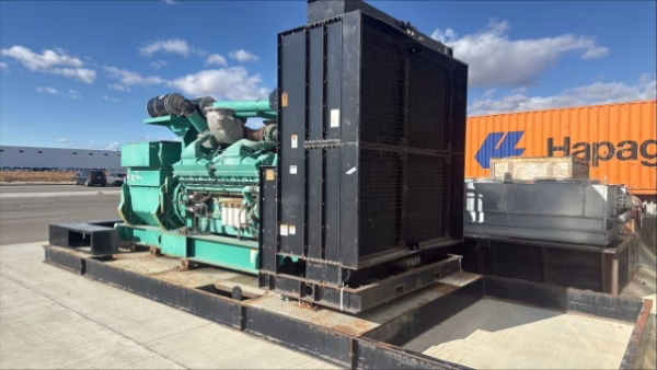 Cummins QSK-60-G9 Diesel Generator and Radiator