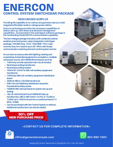 Enercon Switchgear Package